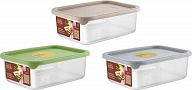 Контейнер для продуктов Sugar&Spice коллекция Vanilla, система идентификации крышек, гибкая крышка, 0,5л, прямоугольный, 140х105х50 (SE167610)