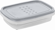 Контейнер для продуктов Plast Team, с гибкой полиэтиленовой крышкой, 0,3л, прямоугольный, 143х100х40 (PT1130)