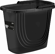 Ведро прямоугольное Spin&Clean Black 10 л