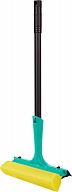 Щетка для мытья окон Spin&Clean коллекция Disco, с поролоновой губкой, с водосгоном, ручка 44 см, 60х162х475 (SC2605)