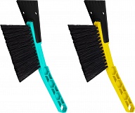 Щетка для снега Spin&Clean коллекция Techno, морозостойкий пластик, упругая щетина, съемный скребок, 300х70х85 (SC8002)